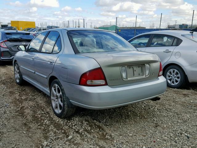 3N1AB51A33L734936 - 2003 NISSAN SENTRA SE- SILVER photo 3