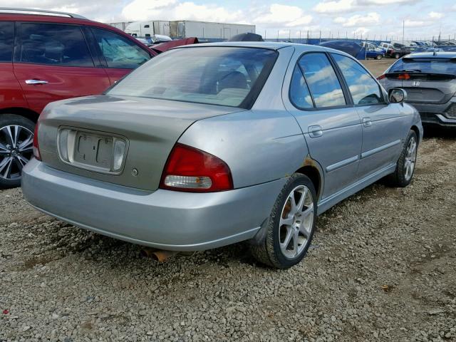 3N1AB51A33L734936 - 2003 NISSAN SENTRA SE- SILVER photo 4