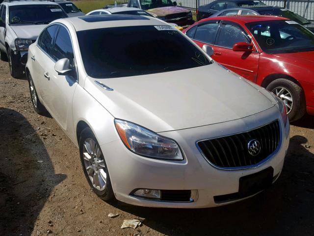 2G4GS5ER6C9133977 - 2012 BUICK REGAL PREM WHITE photo 1