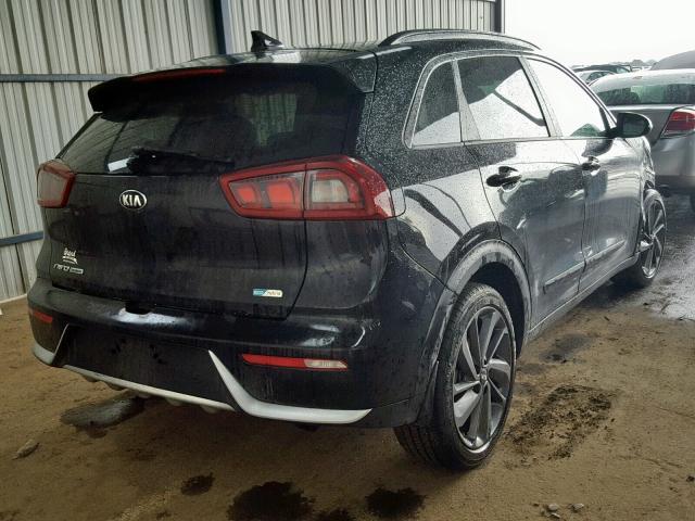 KNDCC3LC0H5080796 - 2017 KIA NIRO EX BLACK photo 4