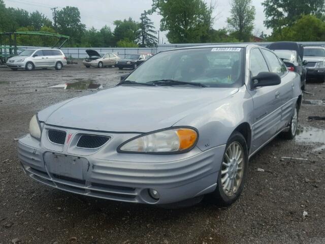 1G2NE52E2XM738709 - 1999 PONTIAC GRAND AM S SILVER photo 2