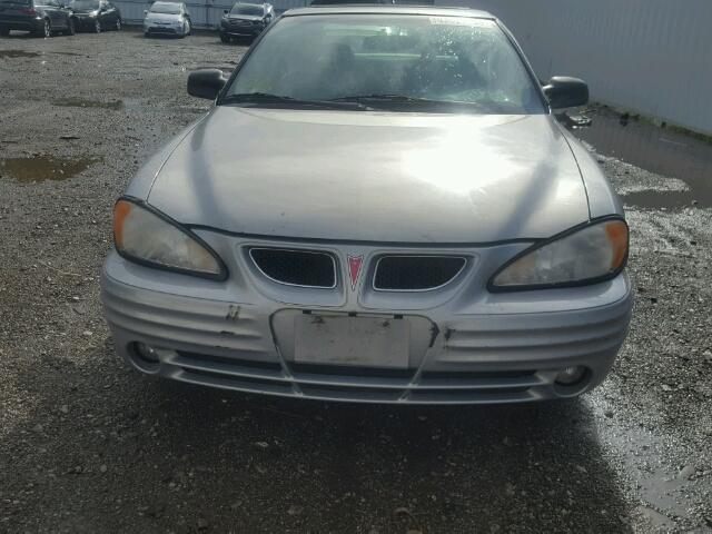 1G2NE52E2XM738709 - 1999 PONTIAC GRAND AM S SILVER photo 9