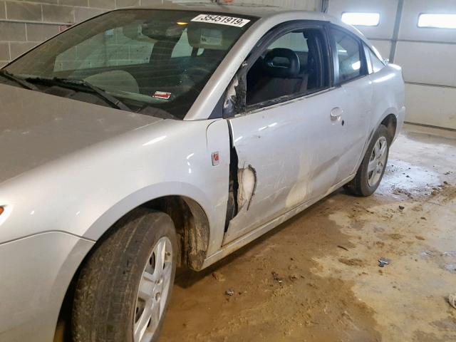 1G8AN15F26Z137223 - 2006 SATURN ION LEVEL SILVER photo 9