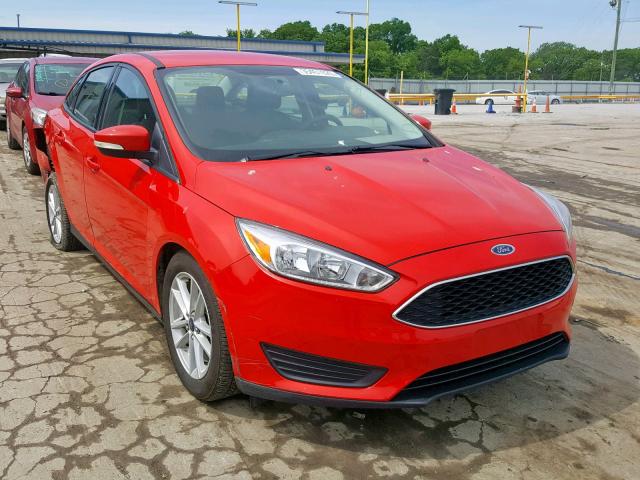 1FADP3F22GL222495 - 2016 FORD FOCUS SE RED photo 1