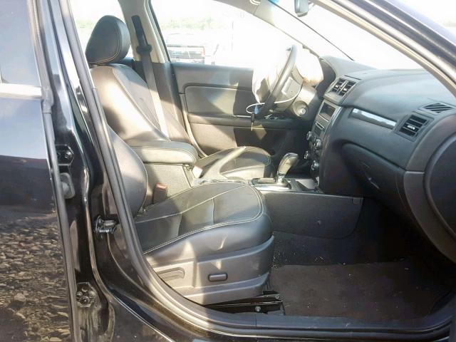 3FAHP0JA2AR420551 - 2010 FORD FUSION SEL BLACK photo 5