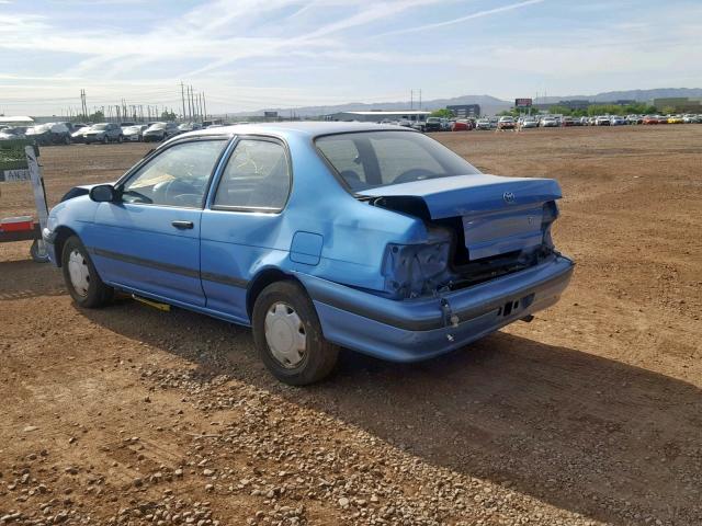 JT2EL43SXP0281311 - 1993 TOYOTA TERCEL DX BLUE photo 3