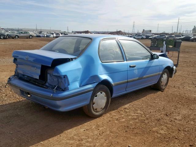 JT2EL43SXP0281311 - 1993 TOYOTA TERCEL DX BLUE photo 4