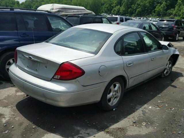 1FAFP55272A224740 - 2002 FORD TAURUS SES SILVER photo 4