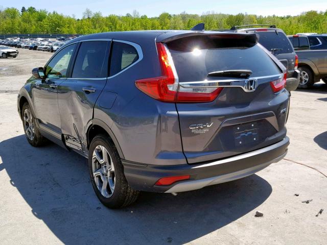 2HKRW2H89HH649113 - 2017 HONDA CR-V EXL GRAY photo 3