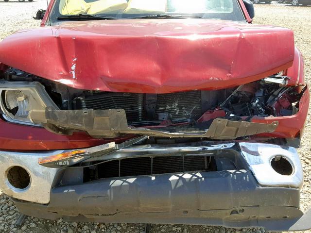 1N6AD0ER4AC449355 - 2010 NISSAN FRONTIER C RED photo 9