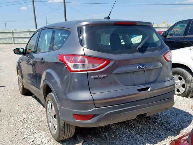 1FMCU0F71DUA58988 - 2013 FORD ESCAPE S GRAY photo 3