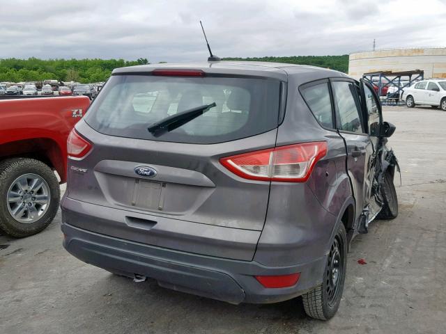 1FMCU0F71DUA58988 - 2013 FORD ESCAPE S GRAY photo 4