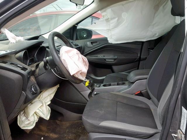 1FMCU0F71DUA58988 - 2013 FORD ESCAPE S GRAY photo 5