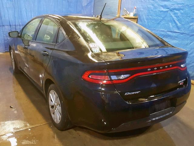 1C3CDFDH2ED832920 - 2014 DODGE DART SE AE BLACK photo 3