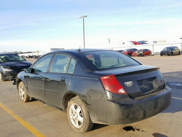 1G8AJ58F87Z202947 - 2007 SATURN ION LEVEL BLACK photo 3