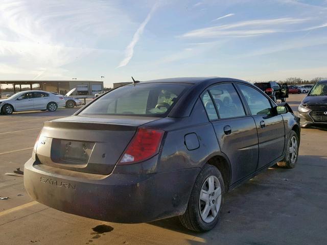 1G8AJ58F87Z202947 - 2007 SATURN ION LEVEL BLACK photo 4