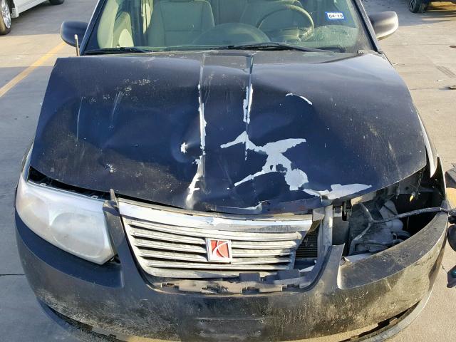 1G8AJ58F87Z202947 - 2007 SATURN ION LEVEL BLACK photo 7