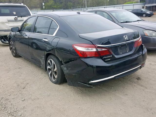 1HGCR2F89GA011502 - 2016 HONDA ACCORD EXL BLACK photo 3