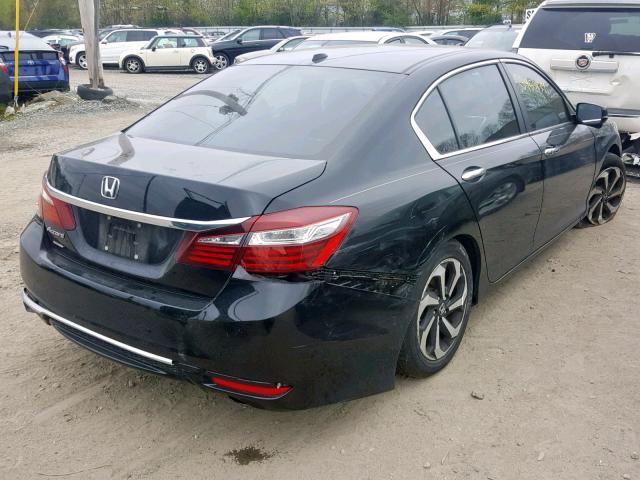 1HGCR2F89GA011502 - 2016 HONDA ACCORD EXL BLACK photo 4