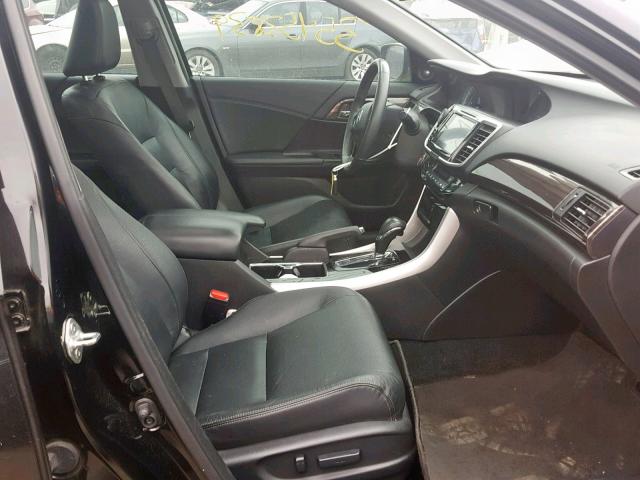 1HGCR2F89GA011502 - 2016 HONDA ACCORD EXL BLACK photo 5