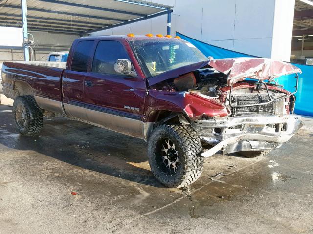 3B7KF23671G746090 - 2001 DODGE RAM 2500 BURGUNDY photo 1