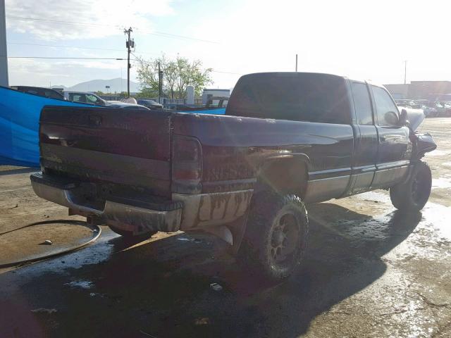 3B7KF23671G746090 - 2001 DODGE RAM 2500 BURGUNDY photo 4