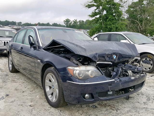 WBAHN83568DT84653 - 2008 BMW 750 LI BLUE photo 1