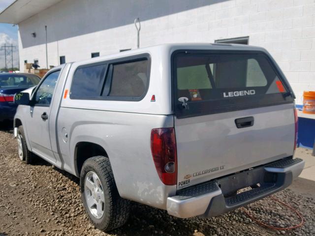 1GCCSCD91A8132138 - 2010 CHEVROLET COLORADO L GRAY photo 3