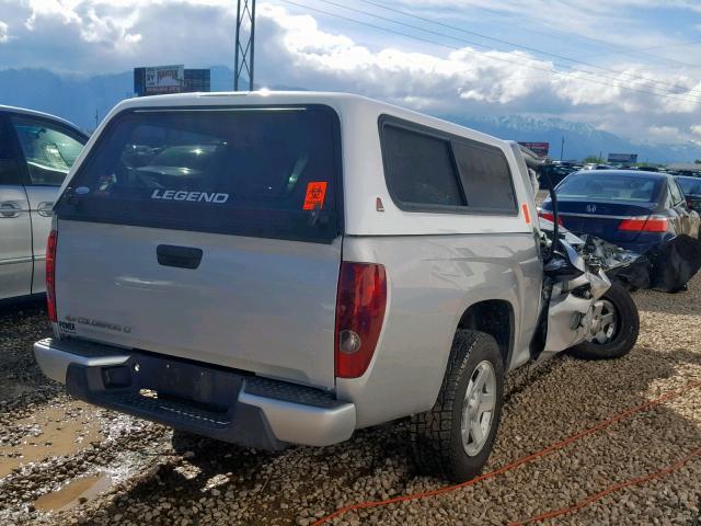1GCCSCD91A8132138 - 2010 CHEVROLET COLORADO L GRAY photo 4