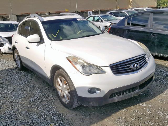 JN1AJ0HPXAM703606 - 2010 INFINITI EX35 BASE WHITE photo 1
