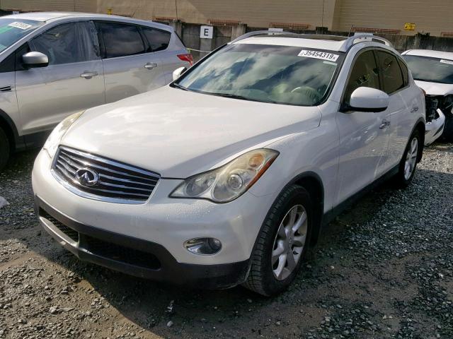 JN1AJ0HPXAM703606 - 2010 INFINITI EX35 BASE WHITE photo 2