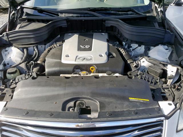 JN1AJ0HPXAM703606 - 2010 INFINITI EX35 BASE WHITE photo 7