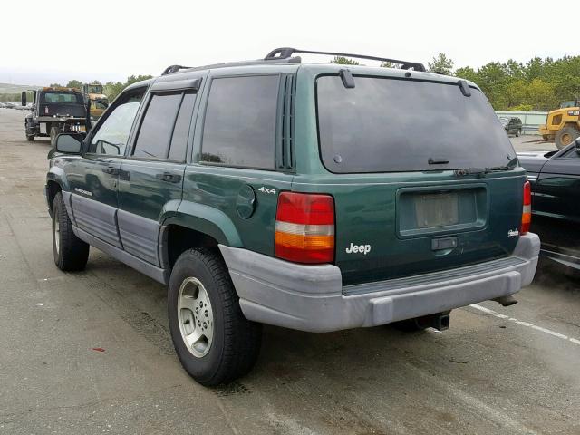 1J4GZ58S0TC395530 - 1996 JEEP GRAND CHER GREEN photo 3