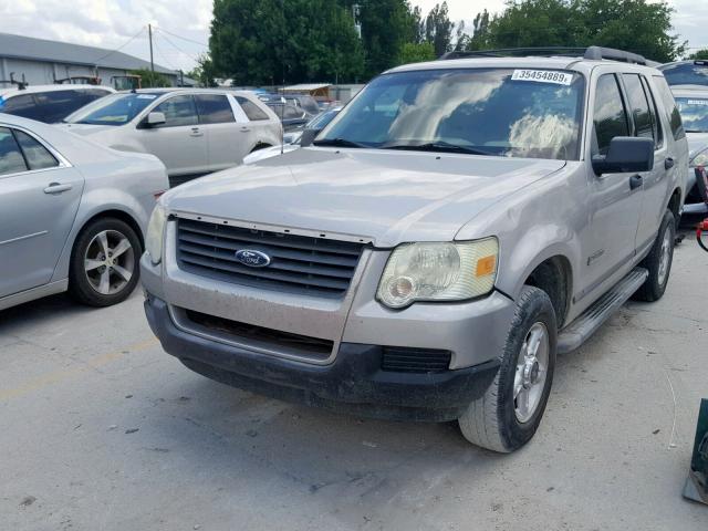 1FMEU62E46UA42982 - 2006 FORD EXPLORER X SILVER photo 2