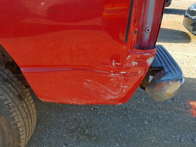 3D7KS28C45G838411 - 2005 DODGE RAM 2500 S წითელი ფოტო 9