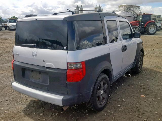 5J6YH28533L049200 - 2003 HONDA ELEMENT EX SILVER photo 4