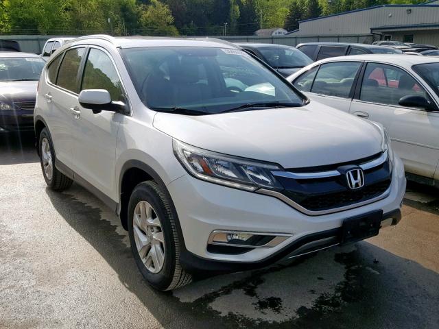 5J6RM4H79FL017353 - 2015 HONDA CR-V EXL WHITE photo 1