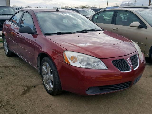 1G2ZH57N284150599 - 2008 PONTIAC G6 GT BURGUNDY photo 1