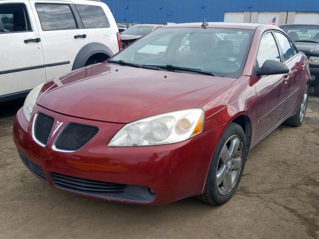 1G2ZH57N284150599 - 2008 PONTIAC G6 GT BURGUNDY photo 2