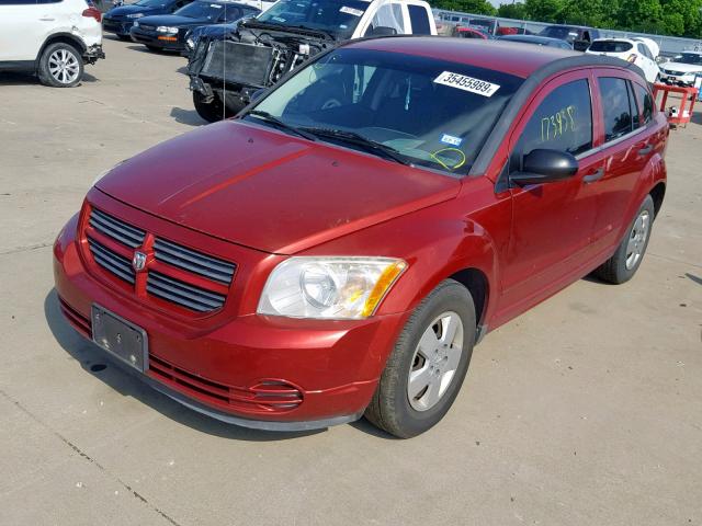 1B3HB28B28D582672 - 2008 DODGE CALIBER RED photo 9