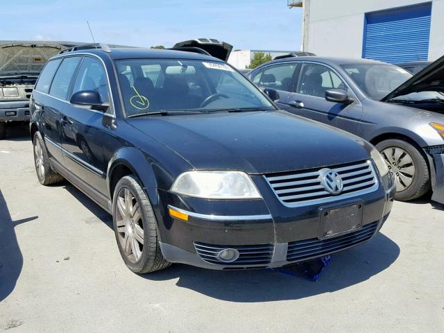 WVWYU63B05E143662 - 2005 VOLKSWAGEN PASSAT GLX BLACK photo 1