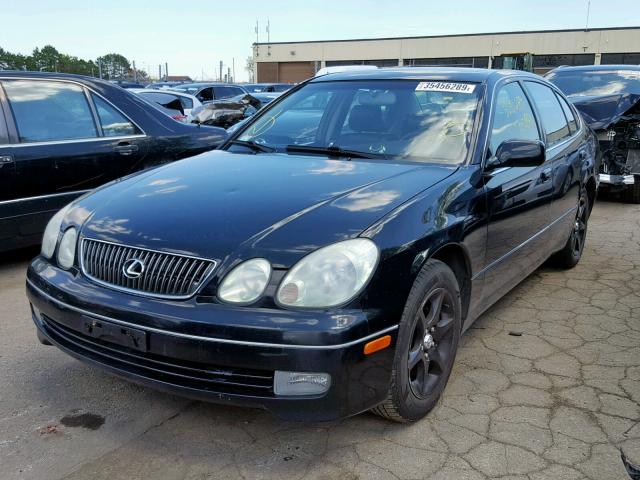 JT8BD69S310125112 - 2001 LEXUS GS 300 BLACK photo 2