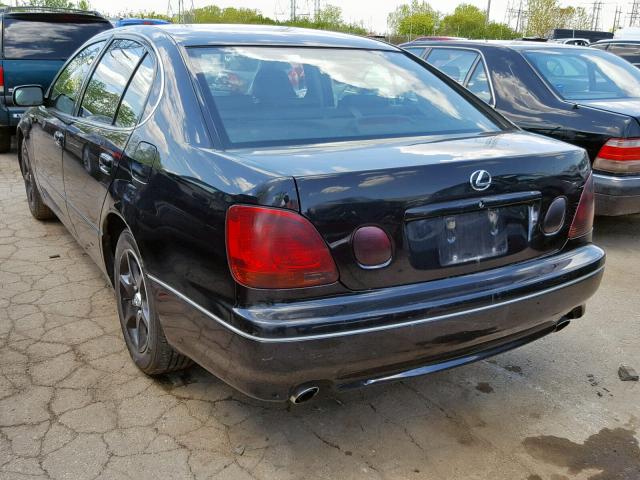 JT8BD69S310125112 - 2001 LEXUS GS 300 BLACK photo 3