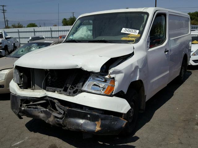 1N6BF0KMXGN815825 - 2016 NISSAN NV 1500 S WHITE photo 2