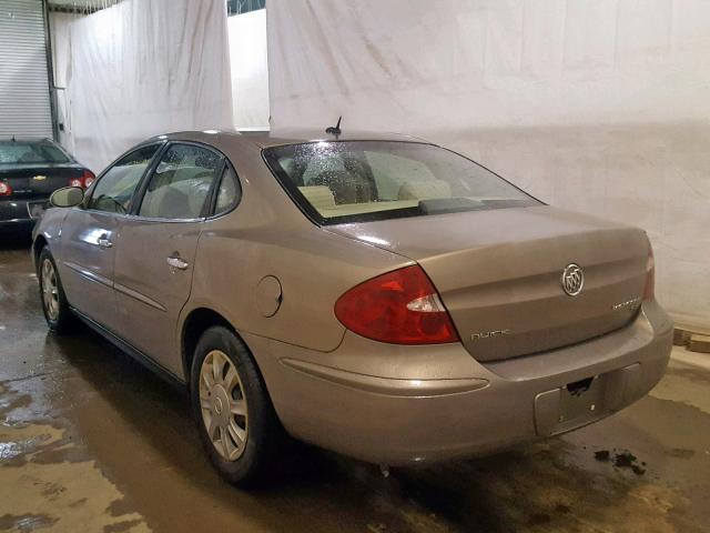 2G4WC582071232371 - 2007 BUICK LACROSSE C TAN photo 3