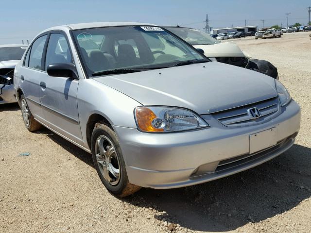 1HGES16172L004488 - 2002 HONDA CIVIC DX SILVER photo 1