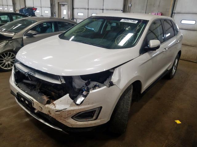 2FMTK3J9XFBB14323 - 2015 FORD EDGE SEL  photo 2