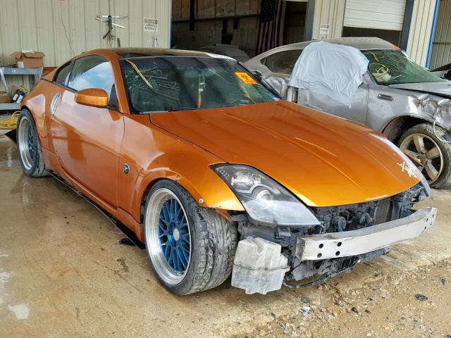 JN1AZ34E64T061782 - 2004 NISSAN 350Z COUPE ORANGE photo 1