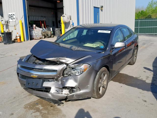1G1ZC5E15BF281573 - 2011 CHEVROLET MALIBU 1LT GRAY photo 2