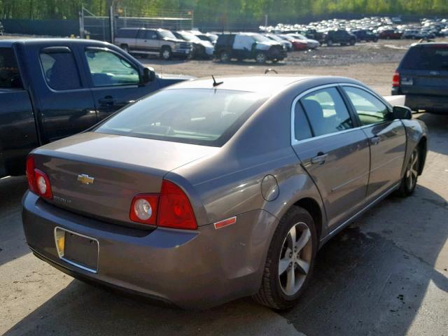 1G1ZC5E15BF281573 - 2011 CHEVROLET MALIBU 1LT GRAY photo 4